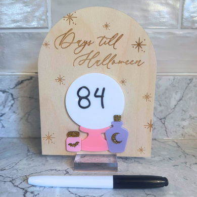 Halloween Countdown Sign
