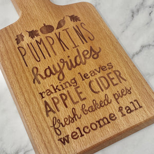 Welcome Fall - Handle Board