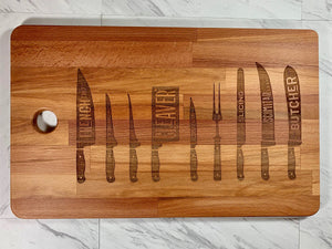 Knives 101 Cutting Board