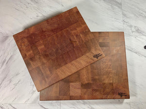 End Grain Cutting Board - Cambara Wood